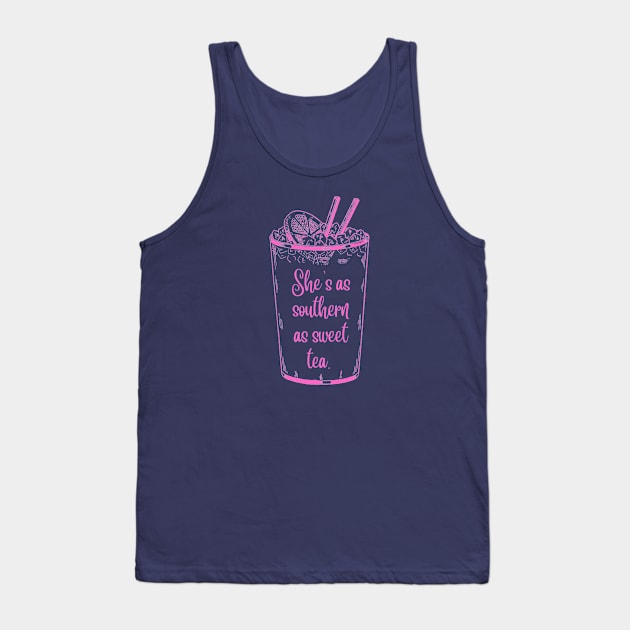 Southern girl Tank Top by Moonlit Holler